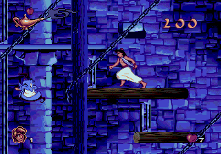 Aladdin (bootleg of Japanese Megadrive version)